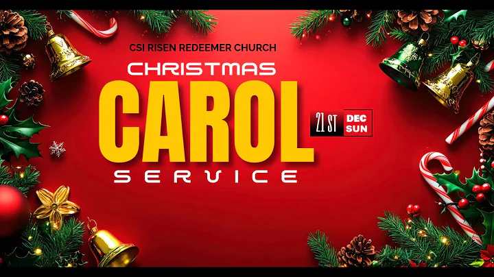 Christmas Carol Service 2025 | CSI RRC ODC | 21.12.25025 Sunday | 06:30 PM