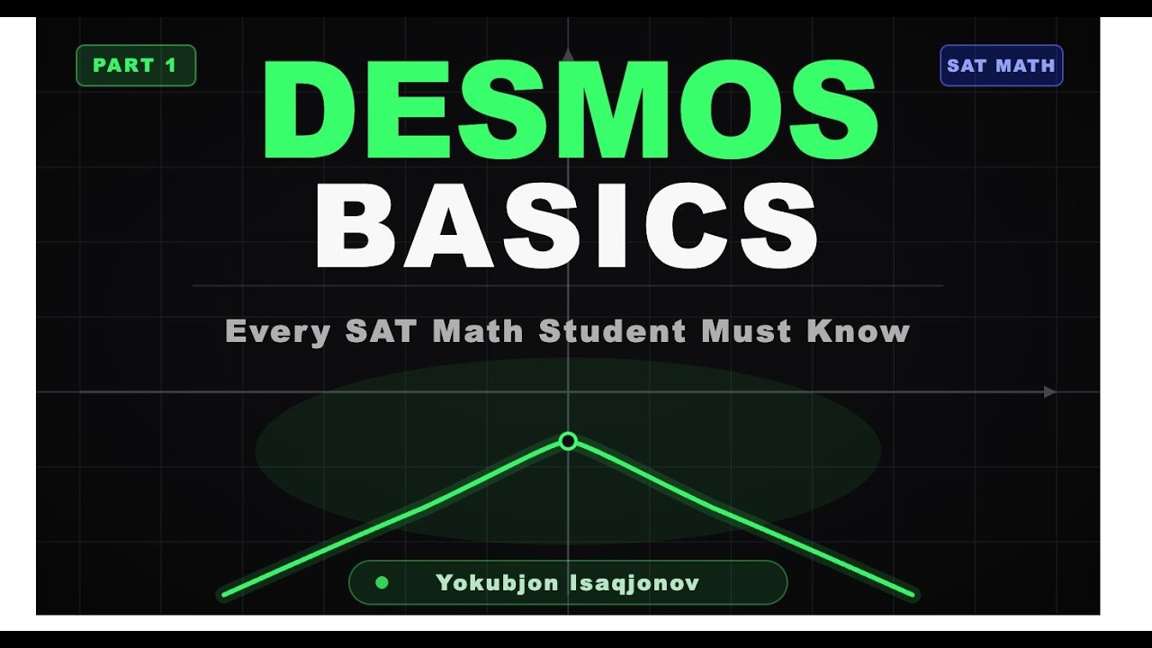 Sat Math Desmos Desmos Basics Every SAT Math Student Must Know (Part 1) - YouTube