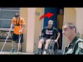 Ding dong ditching in wheelchairs