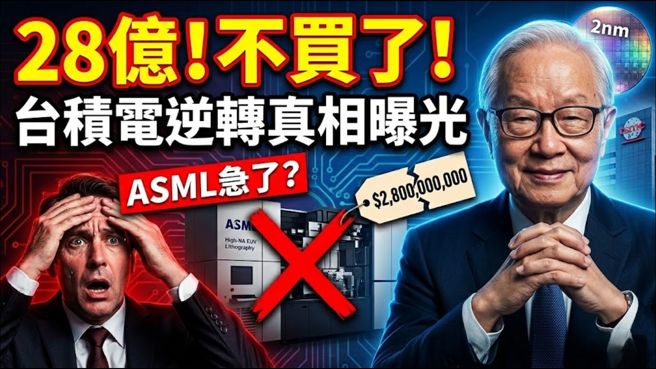 台積電驚天大逆轉！拒買 28 億天價設備，背後真相震驚全球！