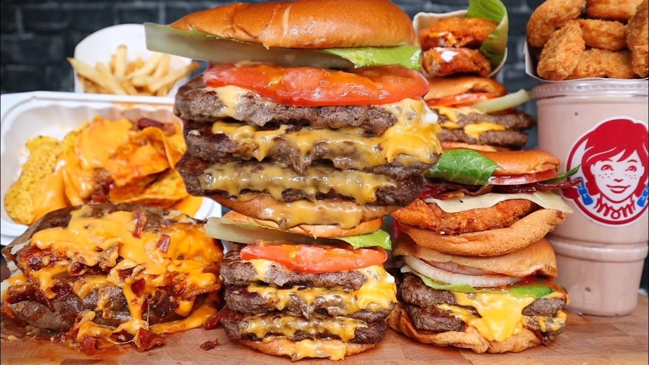 ASMR WENDY'S MUKBANG