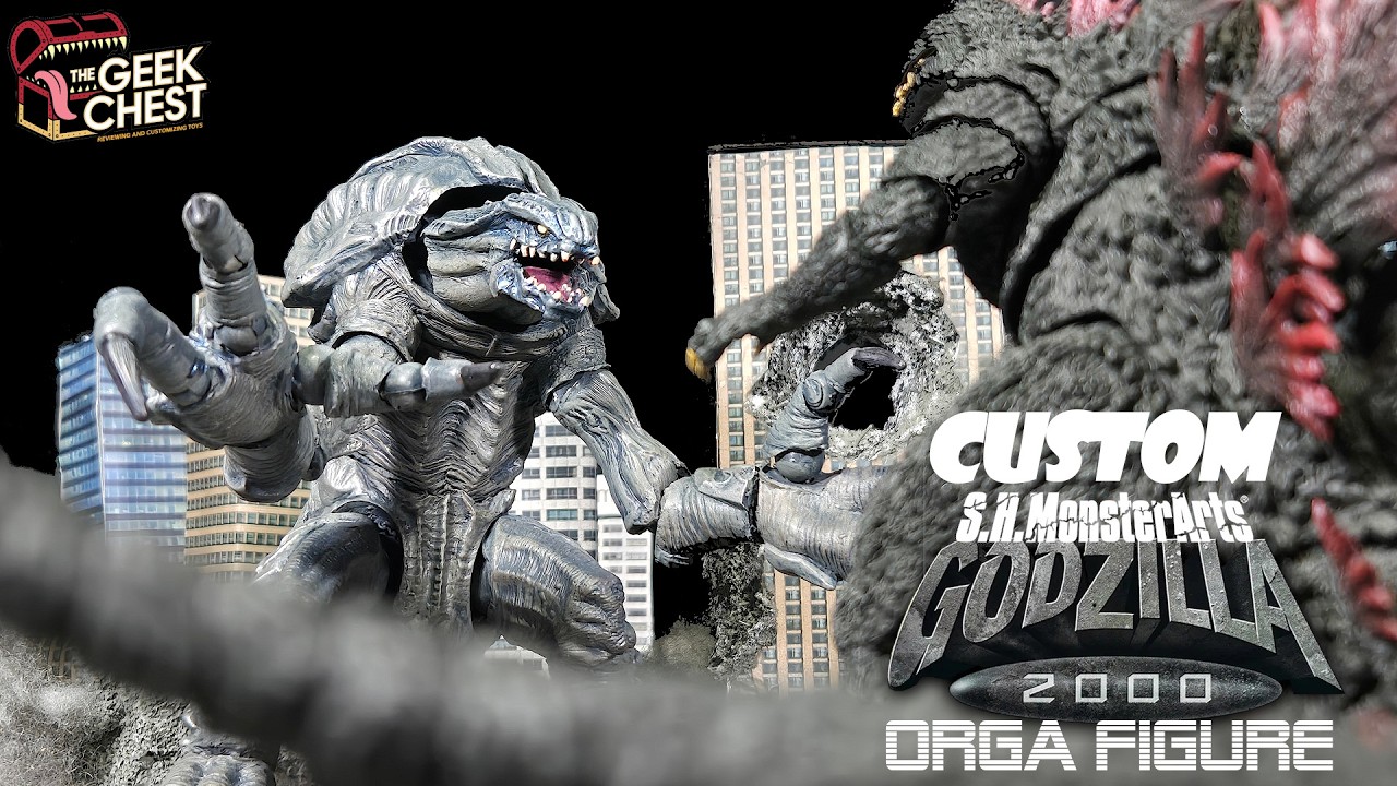 Фигурка Орги в стиле Super Monsterarts (Годзилла 2000: Тысячелетие) от Stevie's Custom Monstrosit...