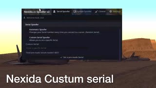 Nexida Spoofer Mta Sa (Custum Serial)