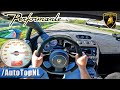 Lamborghini gallardo performante fast autobahn run by autotopnl