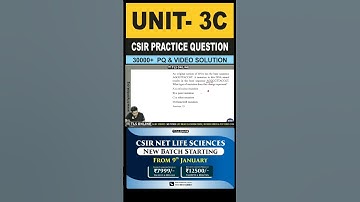 | CSIR Practice Question | Unit 3. Fundamental Processes | Topic: C Protein synthesis and processing
