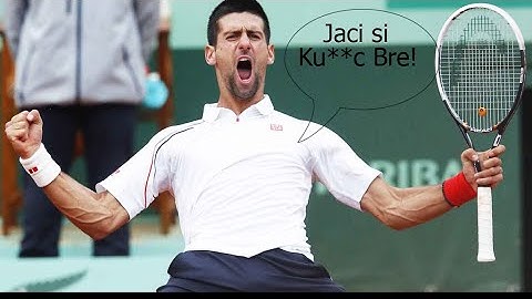 Noletove Psovke Novak DJokovic Psuje Kompilacija