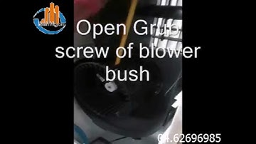 Cách tháo bảo dưỡng sửa chữa quạt ly tâm và lắp đặt máy làm mát Diet 22i