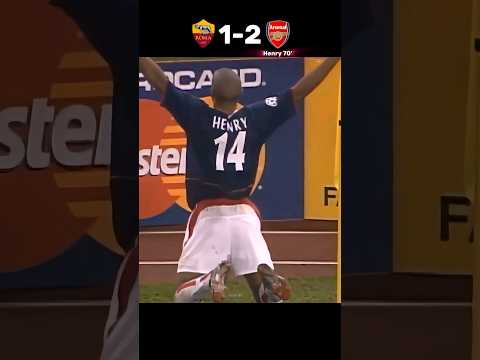 AS Roma vs Arsenal UCL 2002/03 | Thierry Henry Masterclas 