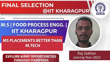 Final Selection | IIT Kharagpur | Food Process Engg. | Interview Experience| Post GATE Counseling