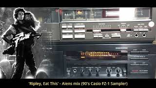 Ripley  - Aliens - track  - HWJ  from 90s - Casio FZ1 sampler etc @cresshead