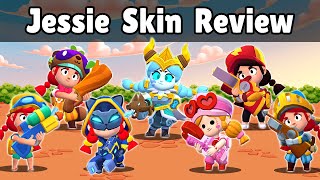 Finding Best JESSIE? Skin Compare Brawl Stars