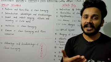 Surveying-1 | Polytechnic Civil Engineering 4th Semester @gtechpoly