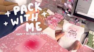 🌷 asmr packing orders real time | asmr sounds   no talking   no bgm | small business 💗