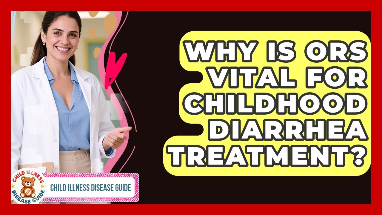 Why Is ORS Vital For Childhood Diarrhea Treatment? - Child Illness Disease Guide