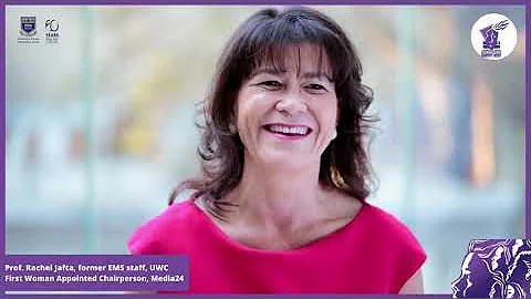 UWC 60th Anniversary - Celebrating Women: Professor Rachel Jafta