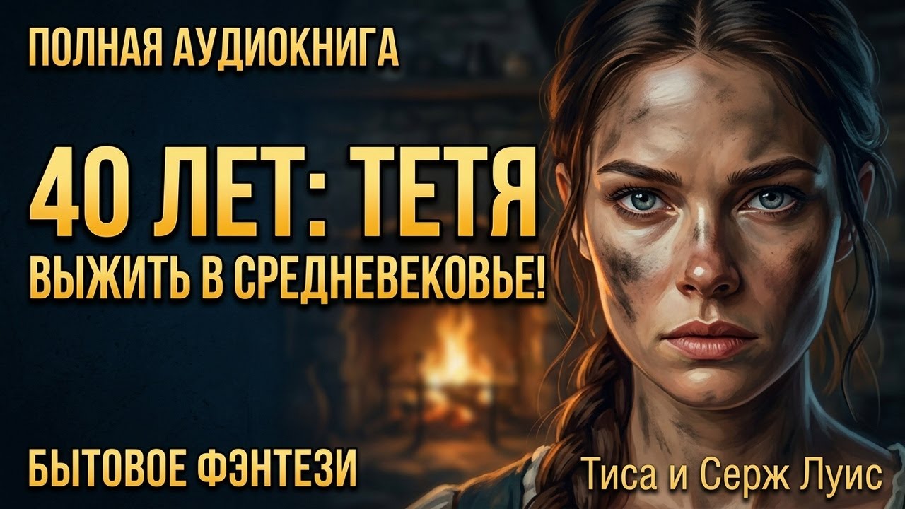 АУДИОКНИГА ПОЛНАЯ: Жизнь с чистого листа: Сорокалетняя попаданка в Средневековье! ✿ БЫТОВОЕ ФЭНТЕЗИ
