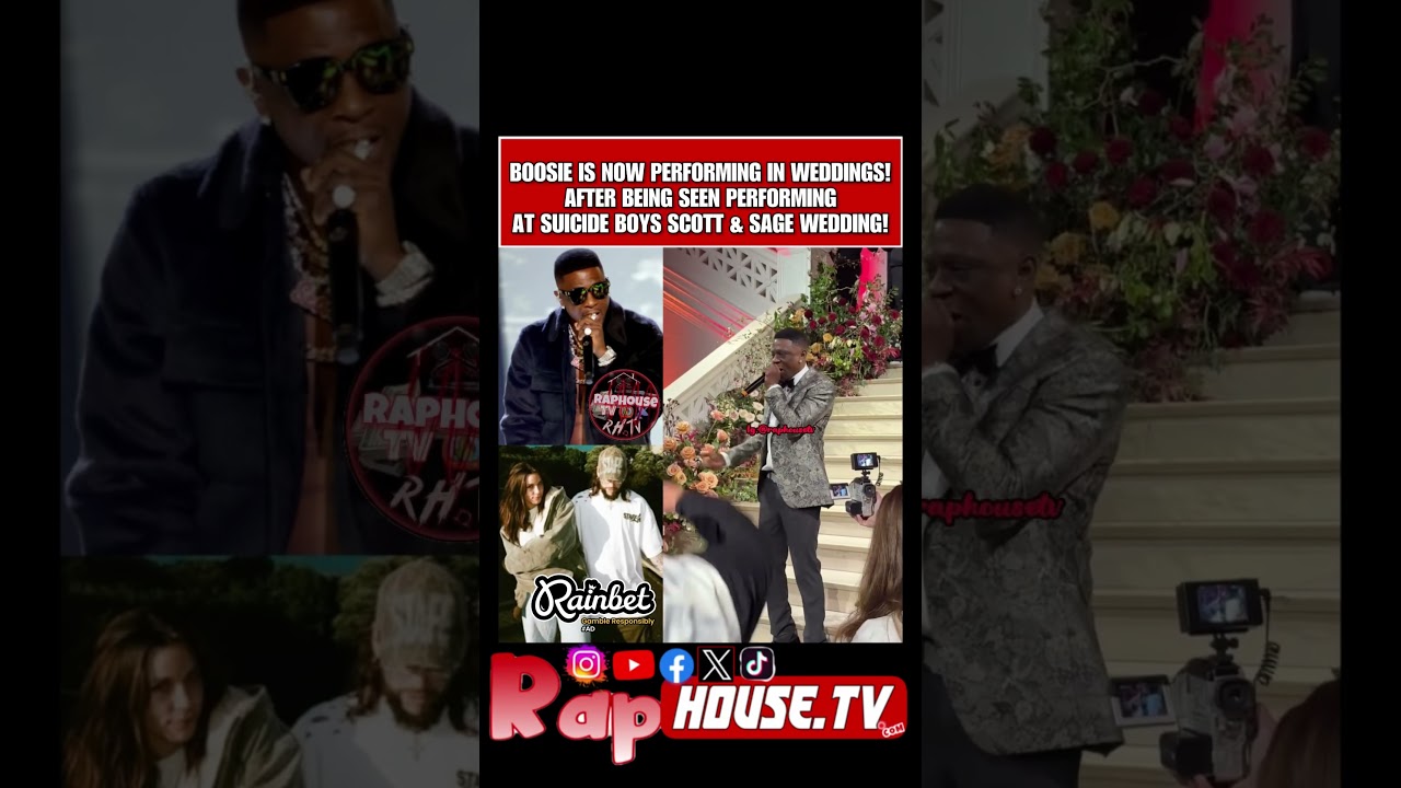 Boosie is now performing In weddings! Performing at suicide boys Scott & Sage Wedding!😳💒💕🔥