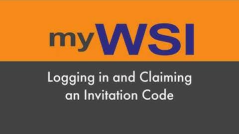 Logging in and Claiming an Invitation Code