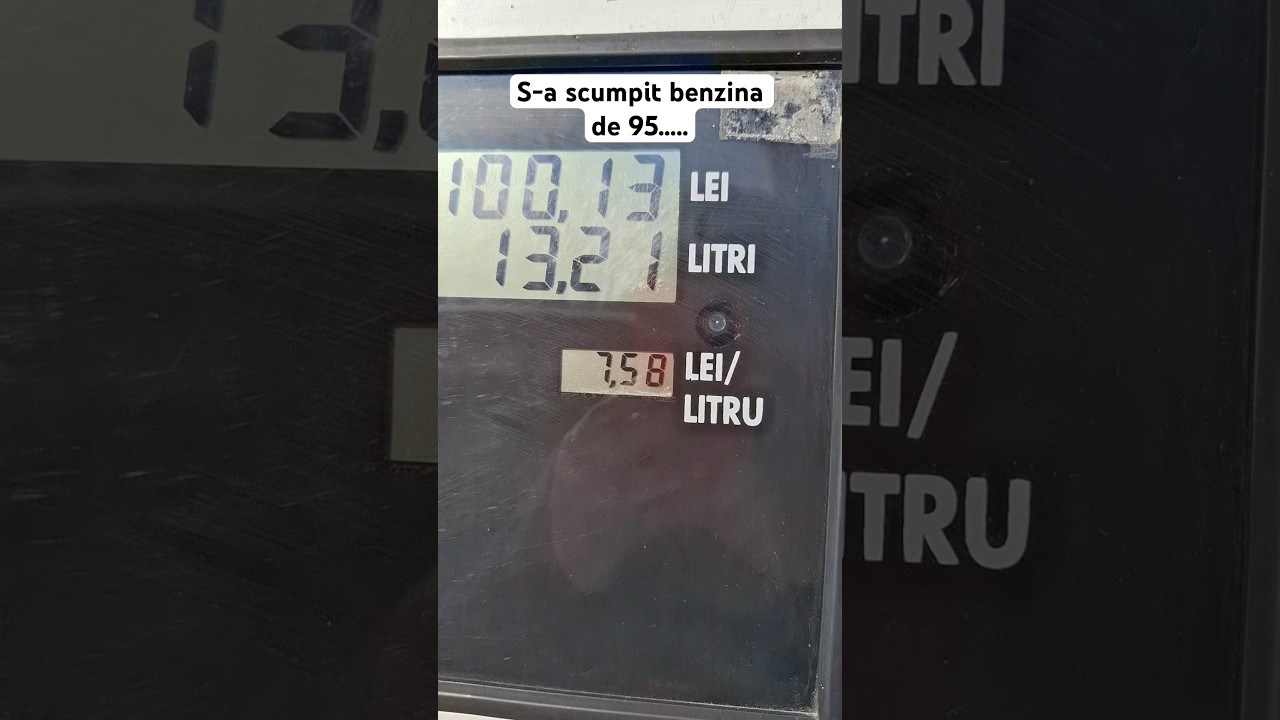 S-a scumpit benzina de 95….. 