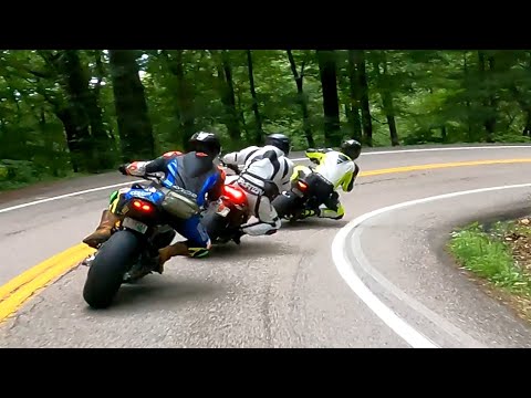 SAVAGE RUN WITH CAMARO!! TAIL OF THE DRAGON!