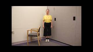 Static Standing Exercise: Feet Together