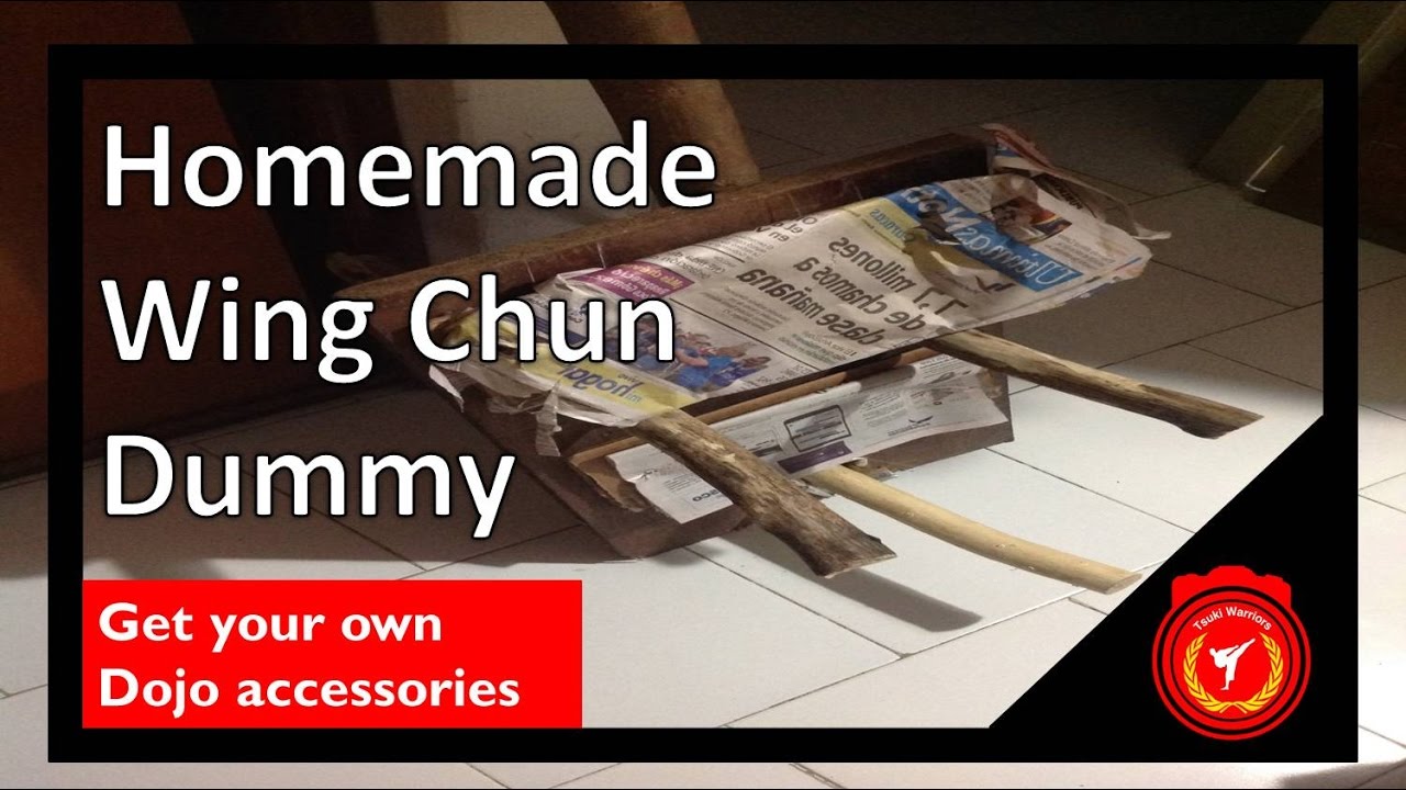 HomeMade Wing Chun Wooden Dummy with RECYCLABLE MATERIALS camera iphone 8 plus apk