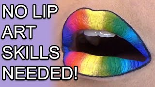 3 Blending Hacks For Ombre Lips Rainbow Lipstick Tutorial
