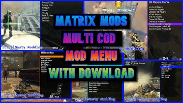 CALL OF DUTY - MATRIXMODS MULTI COD MOD MENU W/Download