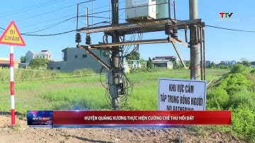Huyện Quảng Xương thực hiện cưỡng chế thu hồi đất
