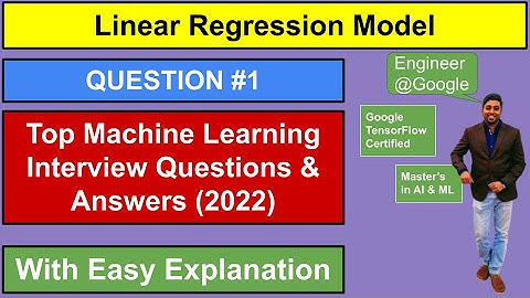 Question #1 | Linear Regression Models | R-squared |ML Interview Questions & Answers (2022)