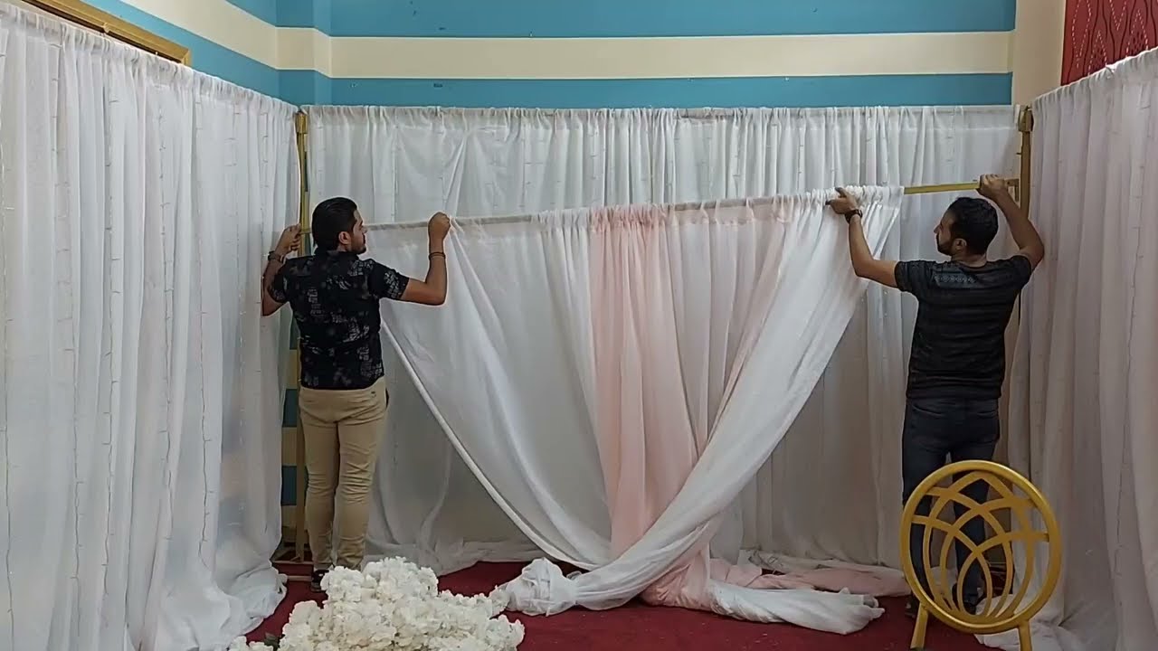 طريقة عمل كوشة خطوبة في المنزل