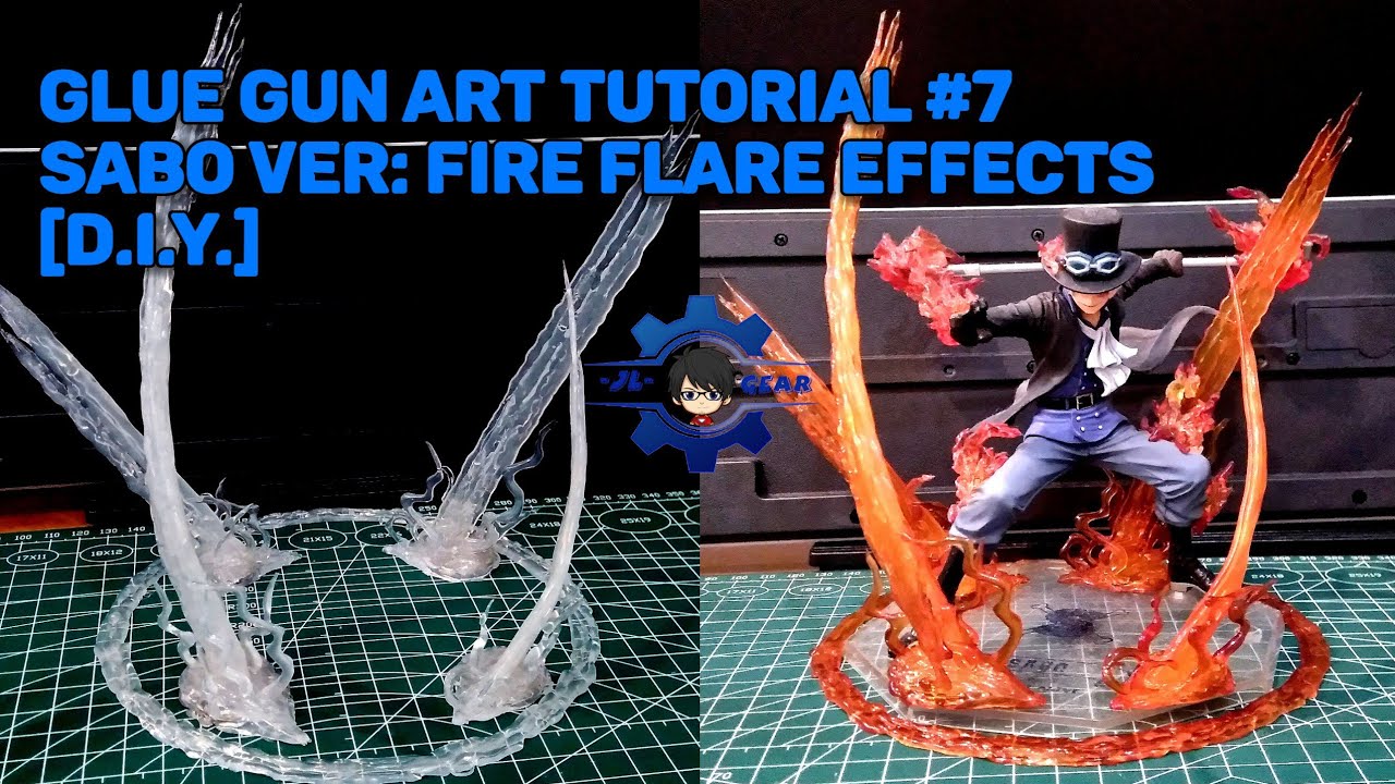 Glue Gun Art Tutorial #7 | Sabo Ver. Fire Flare Effects