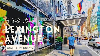 Lexington Avenue Walk - From the Chrysler Building to Bloomingdales | NYC