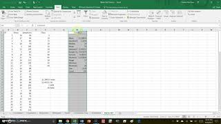 Descriptive Statistics & Histograms in Excel