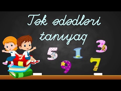 Tək Ədədləri Tanıyaq - Riyaziyyat Fənni 1-ci Sinif