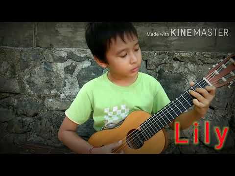 Lily. Alan walker /cover fingerstyle by jyotisha 8 years old