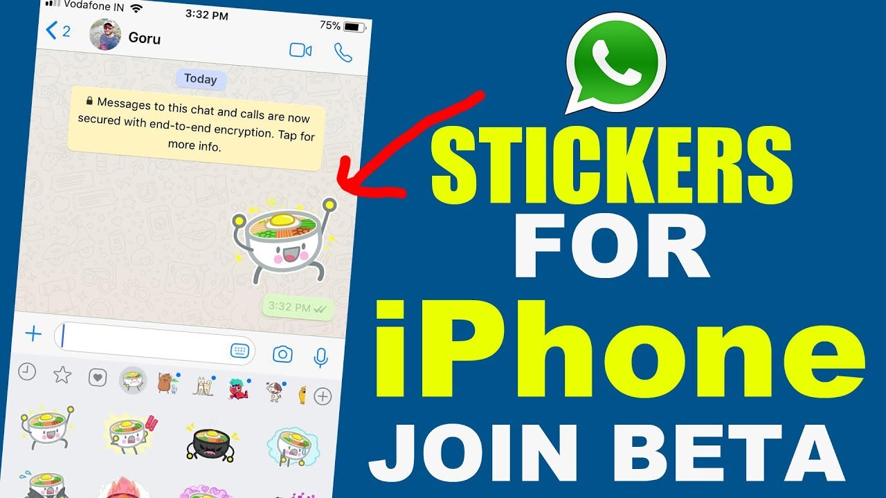 How To Use Whatsapp Stickers In Iphone Whatsapp Beta Program For