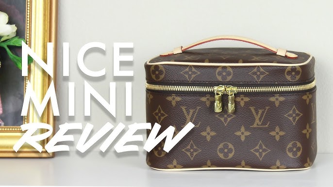 Louis Vuitton Nice Mini review, what fits, with and without Samorga  organiser! 