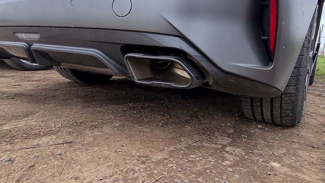 BMW Z4 M40i bone stock w/ HJS Downpipe - standing revs
