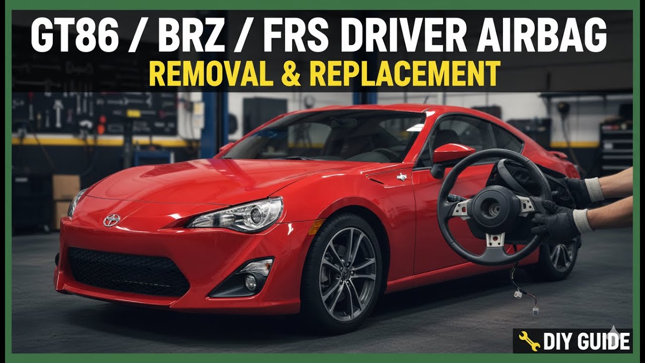 GT86 / BRZ / FRS Driver Airbag (Steering Wheel) Removal & Replacement