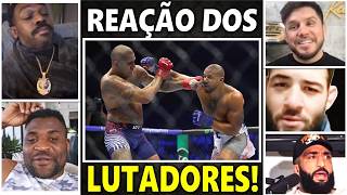 LUTADORES REAGEM A VITÓRIA DE CIRYL GANE SOBRE ALEX POATAN!