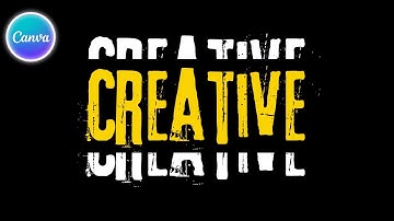 Slice Typography Effect in Canva