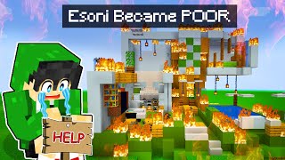 Esoni Became POOR in Minecraft OMOCITY (Tagalog)