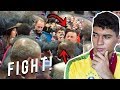 REAGINGO AO NEYMAR DANDO SOCO EM TORCEDOR