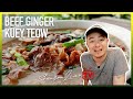 HOW TO: Cantonese Style Beef Ginger Kuey Teow | Sherson Lian