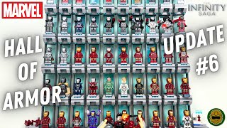 2023 & 2024 Minifigures Added: LEGO® Avengers Iron Man Hall of Armor MOC Update #6!