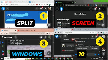 How To Split Screen In Windows 10 Using Keyboard / Windows 10 split screen