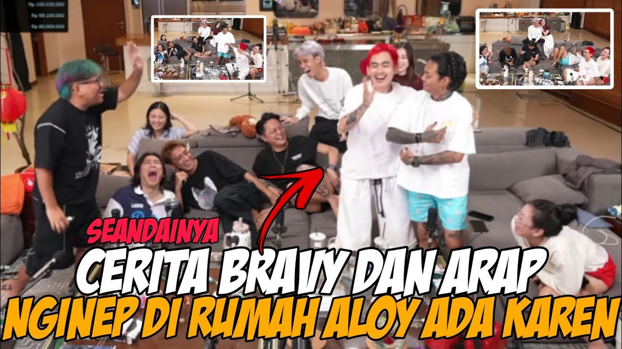 SEANDAINYA MABUK PARAH TRUS NGINEP DI RUMAH ALOY ADA KAREN🤣 #yb #kingaloy #marapthon3 