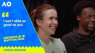 Monfils & Svitolina Relive Epic Moments | Cinema Sessions | Australian Open 2024