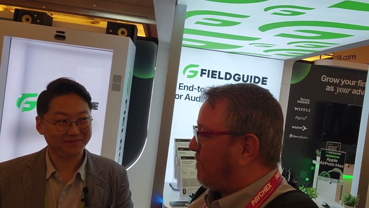 Live from AICPA Engage 2025 - FieldGuide offers an AI platform for advisory and audit firms.